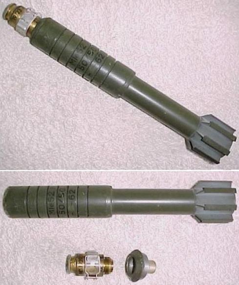 French Mle 52 M60 AP HE Rifle Grenade - Click Image to Close